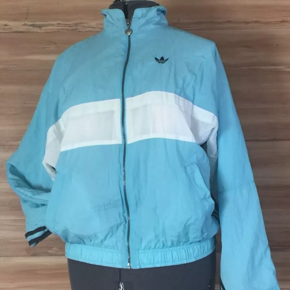 Vintage ADIDAS Nylon Jacket (Mid 80s) HIP-HOP! SzM